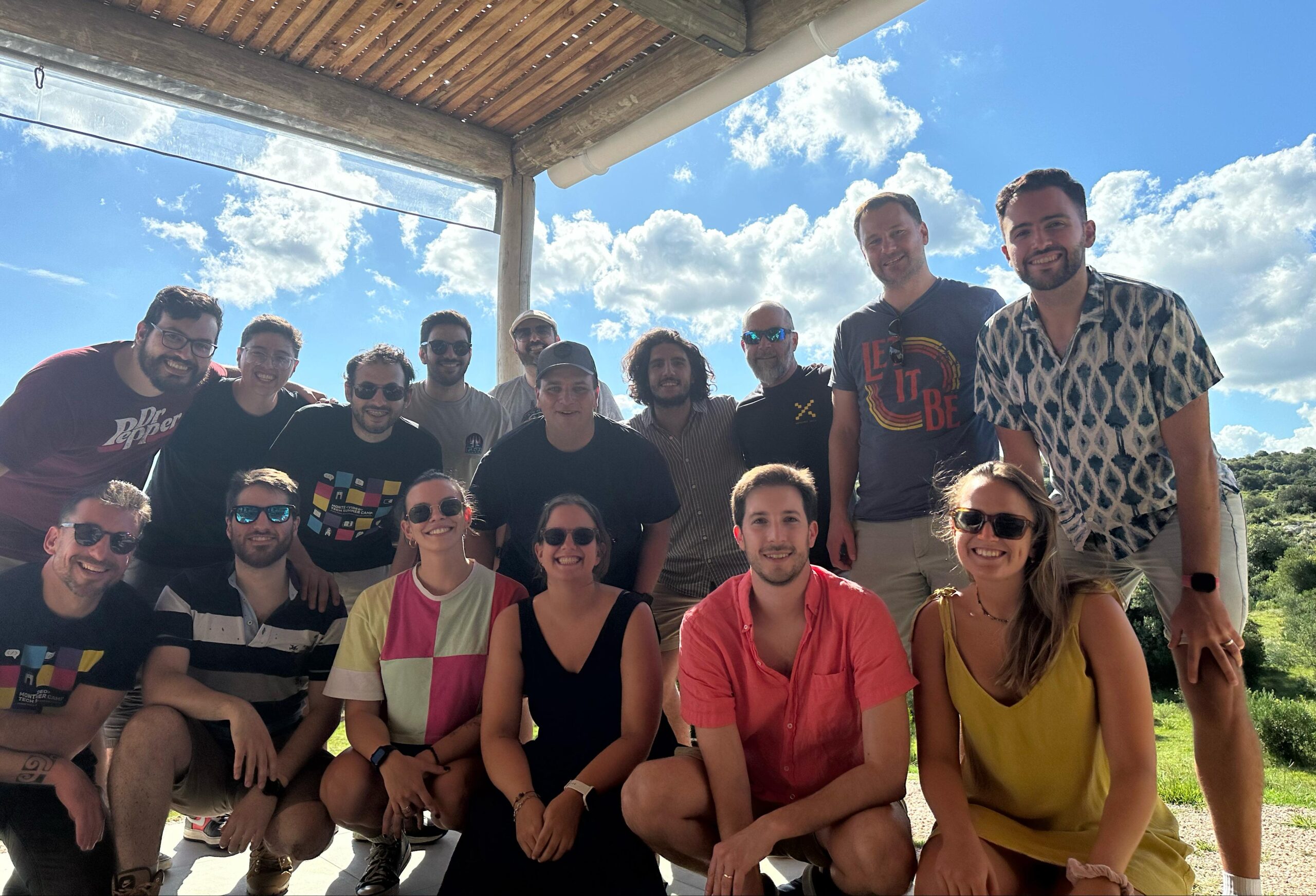 Summer Camp participants working together in Montevideo